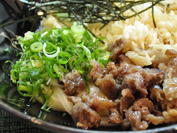 牛すじぶっかけうどん